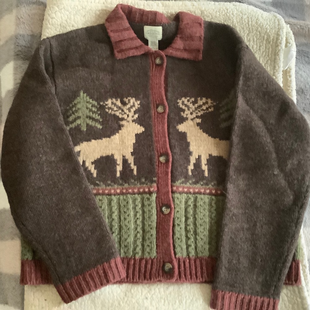 Vintage Bass Heavyweight Sweater. Similar to Cowichan Sweaters